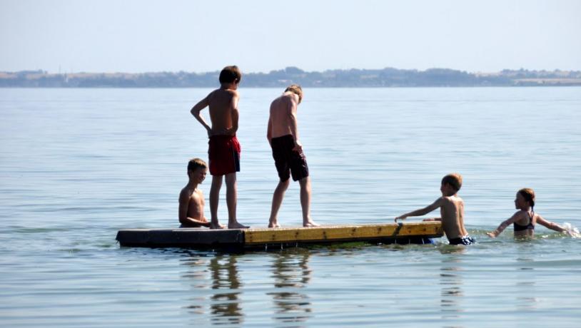 Skønne badestrande på Fyn og Øerne - Bogense søbad