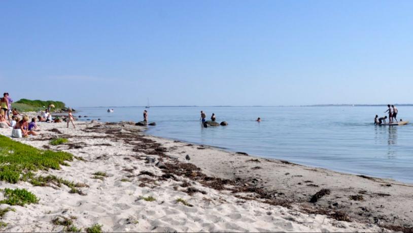 Strand på Bågø