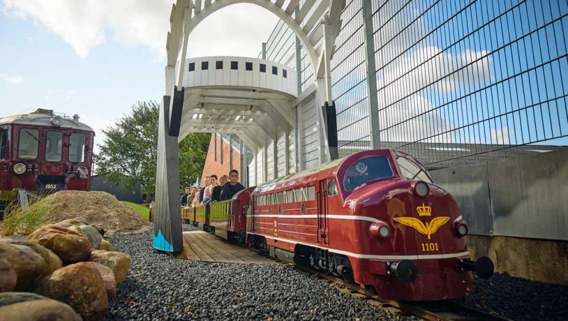 minitog danmarks jernbanemuseum tog ferie odense fyn udstilling