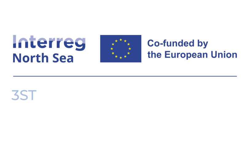 Interreg North Sea - Co-funded by the European Union 3ST-logo