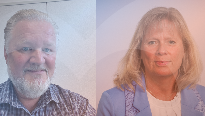 Portrætfoto af Allan Lindgaard Winther og Dorthe Simonsen