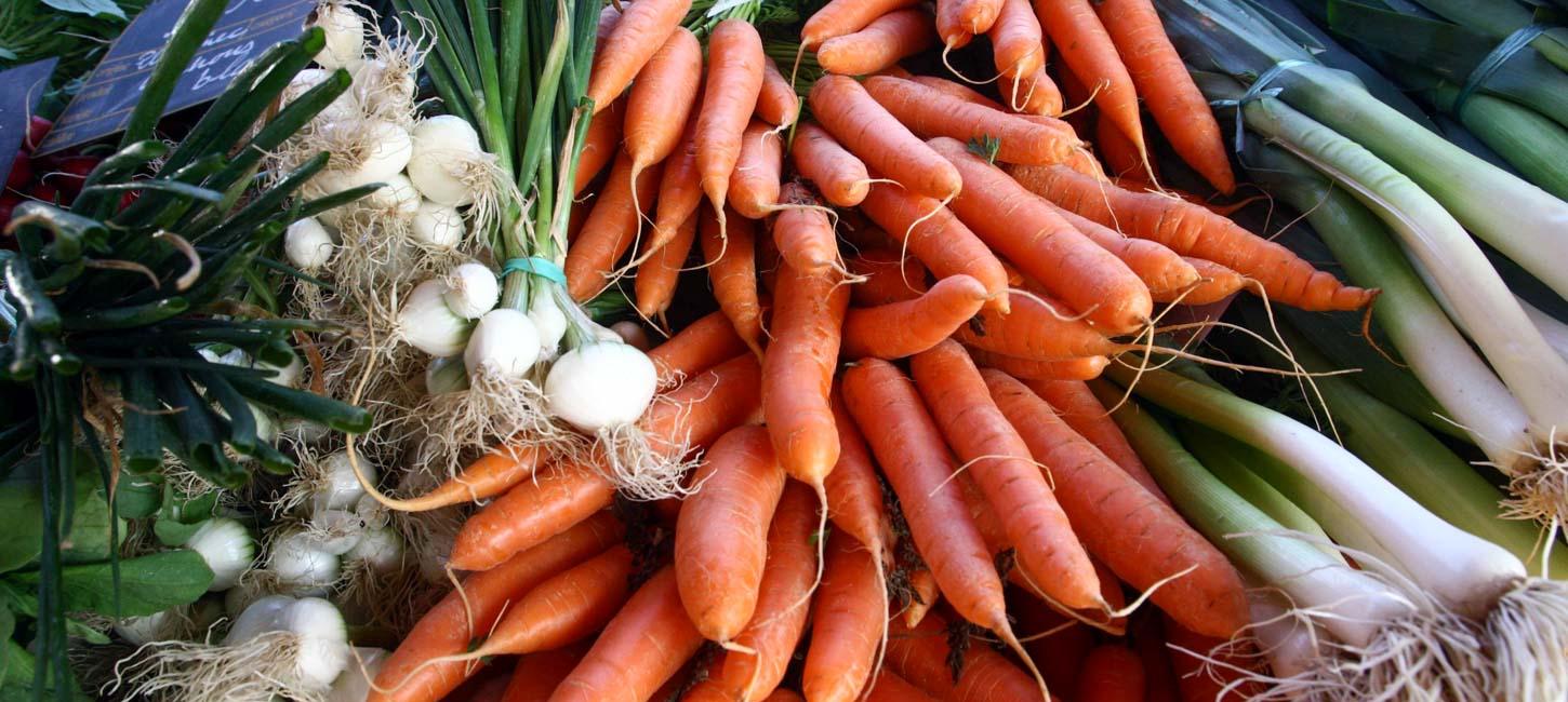 Torvedage og markeder - grøntsager
