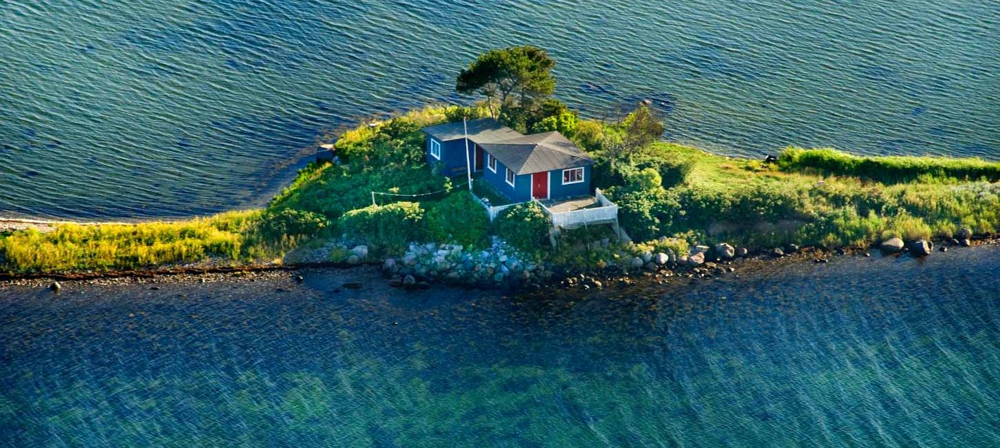 sommerhus på lille ø