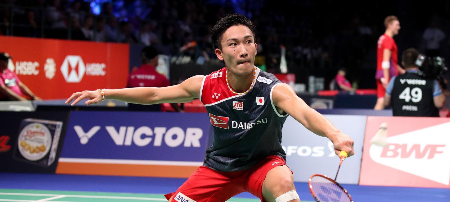 Kento Momota ved Danisa Denmark Open – presentede by Victor 2018