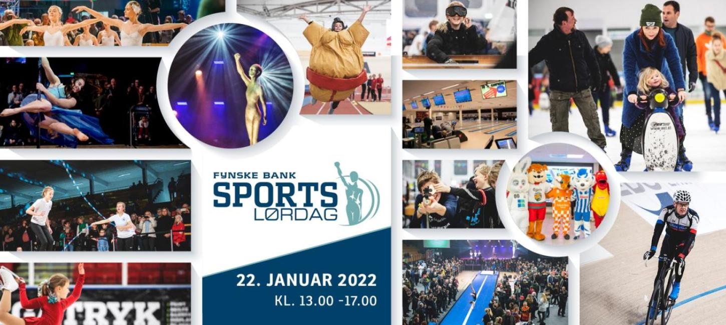 Billeder af forskellige sportevents fra Sports Lørdag Ugen 2022
