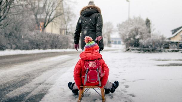kælke kælkebakker sne vinter