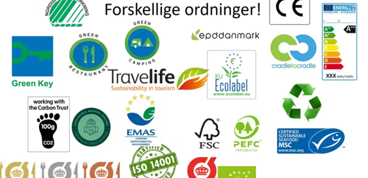 Et overblik over logoer på certificeringsordninger inden for miljø
