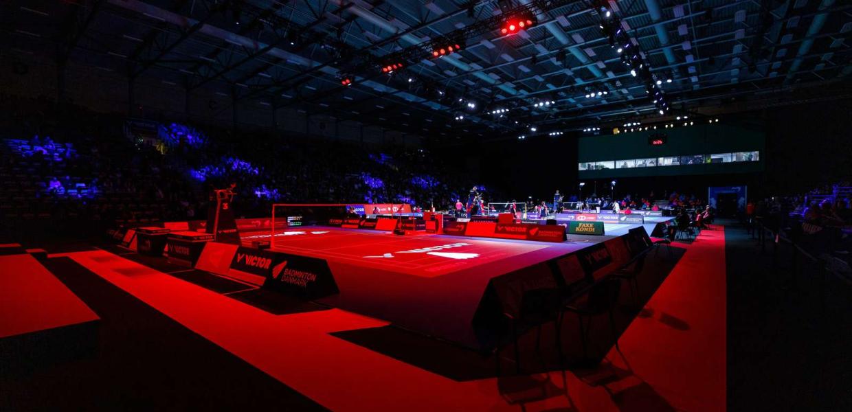 Badmintonbane fra Denmark Open