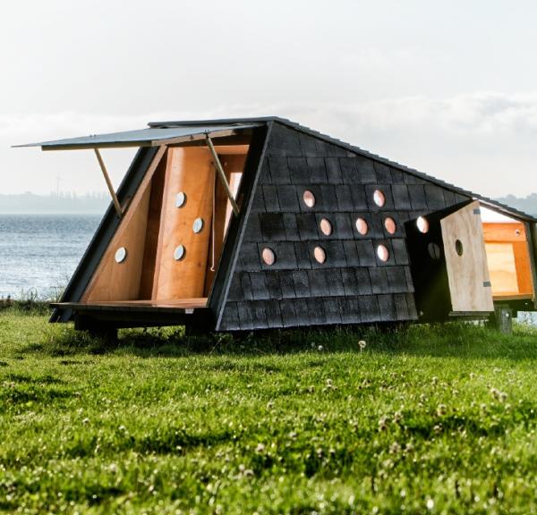 Overnat i et af de fynske shelters