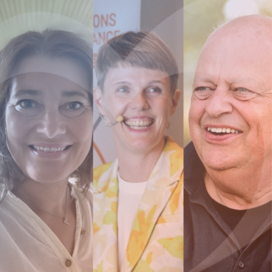 Portrætfoto af Lone Bjerring, Signe Jungersted og Per Elkjær