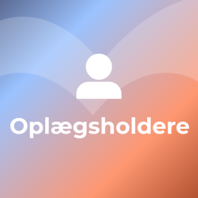 Grafik med teksten Oplægsholdere