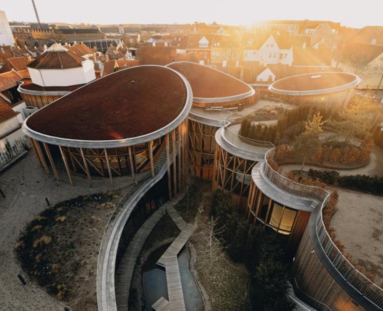 H.c. Andersens hus museum odense drone